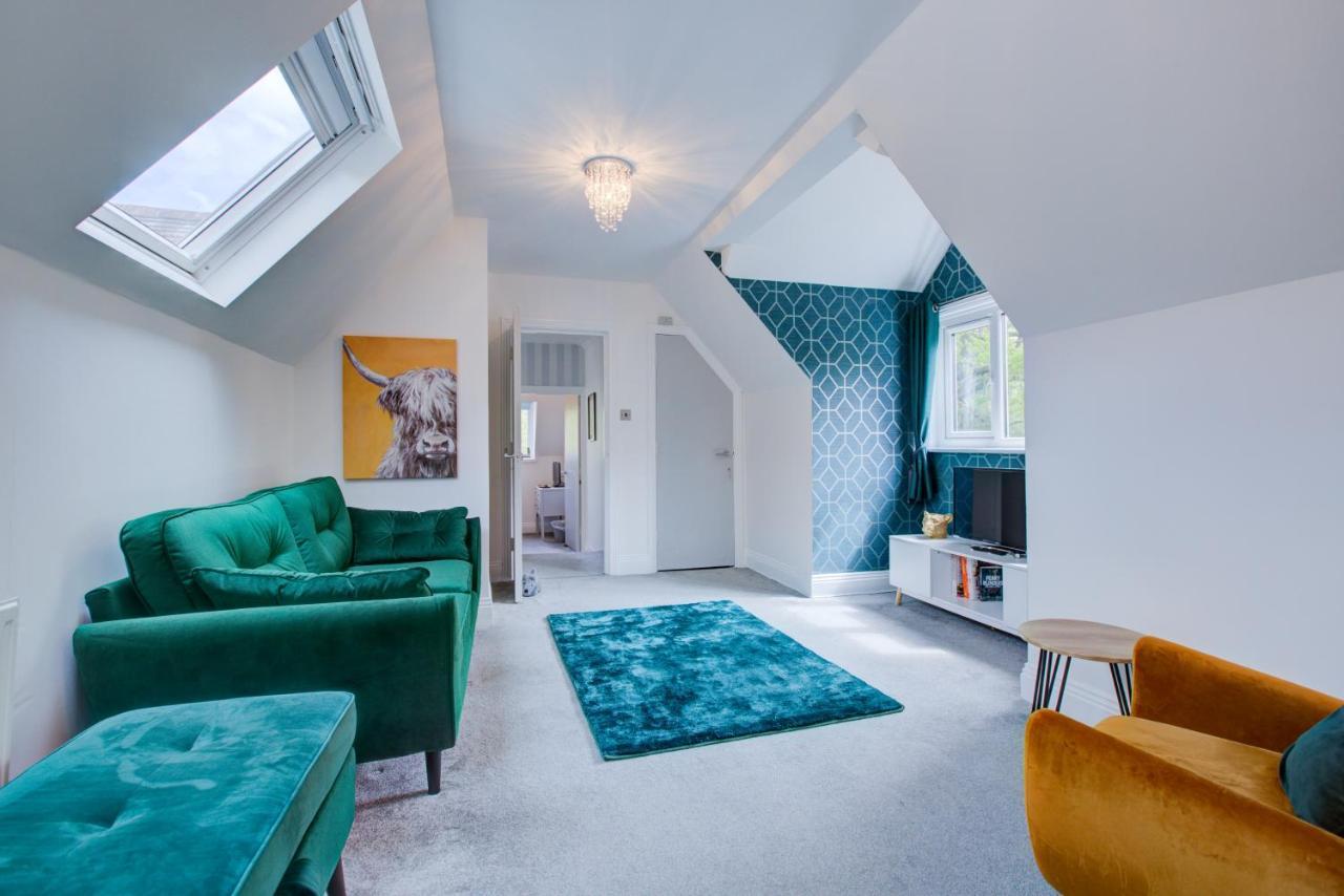 Luxury 3 Bedroom Apartment Close To Beach, Bournemouth & Meyrick Park Bagian luar foto